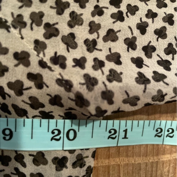 Anthropologie Portrait Girl 6 ruffled hem Clover Sheer peasant hippie boho LG - Picture 4 of 10